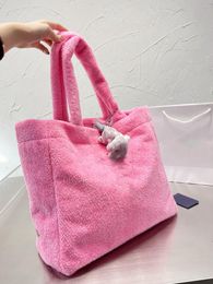 Сумка для покупок моды плюшевая дизайнерская сумочка роскошная женская сумка для плеча поперечного купа.