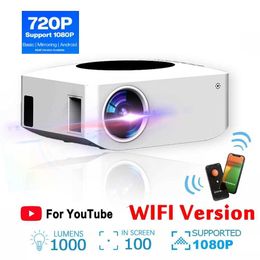 Projectors Mini Led Projector Wifi Wireless Mirroring Phone 1080p Video Movie Party Mini Projector Portable Home Theater R230306