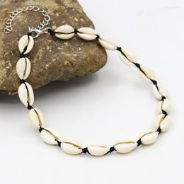 Choker Bohemian Handmade Jewelry Necklace Shell Chain Fashion Women Gifts Adjustable Beach Accessories