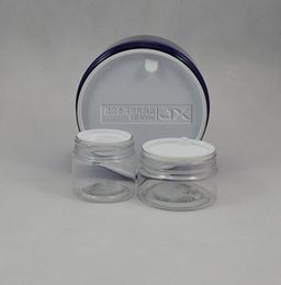 120g/ml perfume bottle Frosted Lucency Plastic Flat jar bottle Wholesale Retail Empty Cosmetic Cream Containers