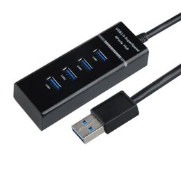 Usb 3.0 splitter 4-port hub cable Network Sharing Switch For Laptop PC Notebook Computer