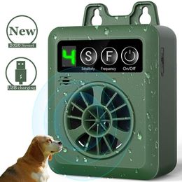 Dog Training Obedience Anti Barking Control Device Bark Stop Repeller Harmless Mini Deterrents Silencer for VGE 230313