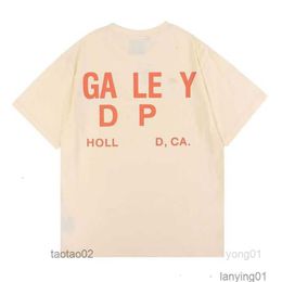 2023 Men's T-shirts Galleryes Depts Designer Summer Gallary Shirt Alphabet Printed Star Same Round Neck Short Sleeve T-shirt for Meng8gk