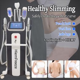 Professional Cryo Slimming Machine HIEMT EMSlim Fat Reduction Body Shaping Weight Loss Cellulite Removal Muscle Stimulator Equipment