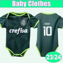 23 24 Palmeiras Baby Clothes RONY Soccer Jerseys DUDU BRENO LOPES R.VEIGA DEYVERSON ATUESTA ZE RAFAEL G.VERON DANILO R.NAVARRO Home Away Child Football Shirts