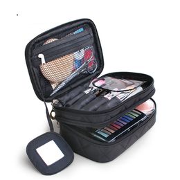 Cosmetic Bags Cases QEHIIE Cosmetic Case Makeup Bags Women Travel Toiletry Bag Professional Storage Brush Necessaries Make Up Organiser Case Beauty 230314