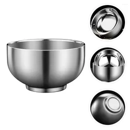 Bowls Stainless Steel Serving Kitchen Bowl For Noodle Soup Salad Pasta Rice Cooking 13X7. 5CM