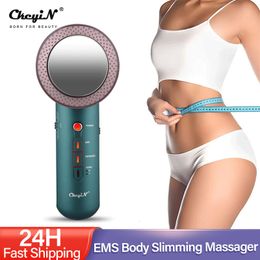 Full Body Massager CkeyiN Ultrasound Cavitation EMS Slimming Fat Anti Cellulite Infrared Therapy Weight Loss Skin Lifting 230314
