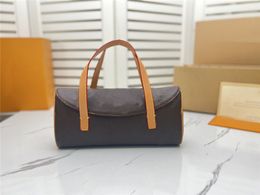 Designer Sonatine Hand bag M51902 Leather canvas Brown Tote