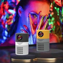 Projectors Smart Portable Projector YT400 HD 1080P MultiModel Interface Phone Projector Mini Jumbotron Support U Disc Set Top Box DVD R230306