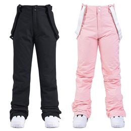 Skiing Pants 2023 Winter Ski Men Women Outdoor High Quality Windproof Waterproof Warm Snow Trousers Snowboarding Brand