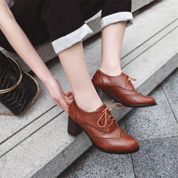Dress Shoes Autumn Women's High Heels Retro Ankle Single Boots Thick With High-heeled Female Students Campus
