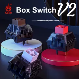 Kailh Box V2 Switch BOX White Red Brown Switches for Custom DIY Mechanical Keyboard 5Pin RGB Compatible Cherry MX Switchs