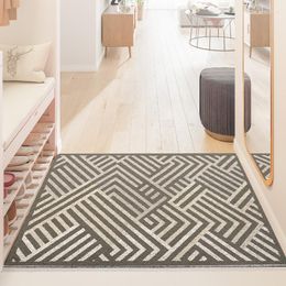 Carpets Pvc Entrance Doormats Welcome Classic Line Rugs For Home Bathroom Living Room Door Floor Mat Stair Hallway Non-Slip