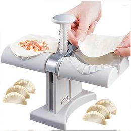 Baking Tools Dumpling Maker Machine Double Head Press Automatic Mold DIY Empanadas Ravioli Mould Kitchen Gadget Accessories