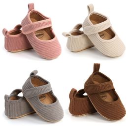 First Walkers Baby Girl Shoes Corduroy Shoes Socks Headwear Summer Spring Baby Princess Shoes Walking Shoes First Walkers Toddler Shoes 0-12M 230314