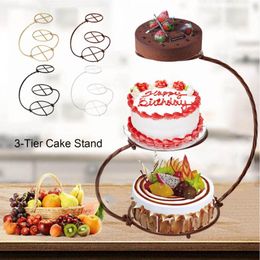 Creative Cake Stand Wedding Birthday Party Cake Display Holder Metal Dessert Cupcake Cookies Home Kitchen Baking Tool