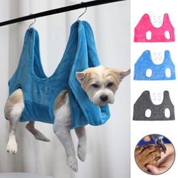 Other Cat Supplies Drop Pet Grooming Hammock Helper Hammocks Restraint Bag Puppy Dog Nail Clip Trimming Bathing 230314