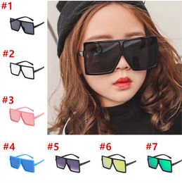 Girls New Sunglasses Baby Children Square Frame Sun Glasses Eyewear Summer Toddler Kids Sun Glasses Boys Girls Student Sunglasses