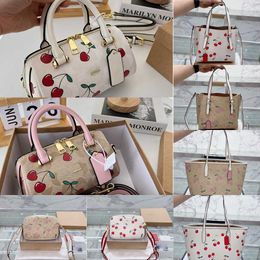 Crossbody Designer Cherry Shoulder Bag Fashion Letters Print Beach Holiday Handbags Purse Travel Messenger Bags for Women 230302
