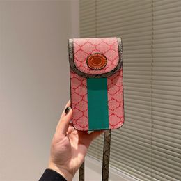 Fashion Crossbody Phone Bags Designer Women Mini Shoulder Bag Luxury Leather Hobo Handbags Phones Purses Cion Purse Mens Wallet