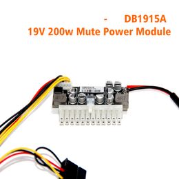 DEBROGLIE 200W 16-24V input DC ATX PSU 19V Pico ATX Switch Pico DC-DC PSU 24pin ITX DC to ATX PC Power Supply For Computer