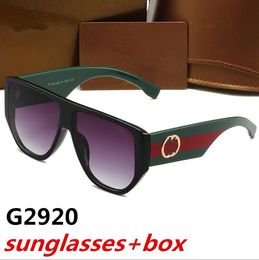 Fashion Round Sunglasses Eyewear Sun Glasses Designer Brand Black Metal Frame Dark 50mm Glass Lenses For Mens Womens Better Brown Cases G2920