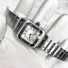 2 styles 29 mm Taille Femmes Watch Silver Case Ladies Luxury Montres de luxe White Numerals Roman Quartz Aaa Quality Watches Women Wrist Wrists Waterproo
