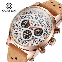 Wristwatches Watches Men 2023 OCHSTIN Fashion Chronograph Sport Mens Top Clock Military Quartz Watch Relogio Masculino