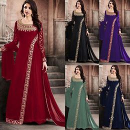 Party Dresses Saudi Arabia Evening 2023 Dubai Kaftan Lace Appliques Sequins Beautiful Elegant Moroccan Long Muslim Formal Gowns