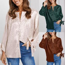 Women's Blouses Women Short Sleeve Work Tops Autumn 2023 Top For Women's Fashion Casual Print Womens Button Front Shirts Half Tee