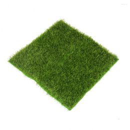 Decorative Flowers Artificial Fake Lawn Turf Grass Fairy Garden Dollhouse Micro Landscape Decor