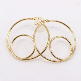 Hoop Earrings 2023 Featured Exaggerated Summer Real Po Display Retail Or Wholesale Woman Jewelry LH1004