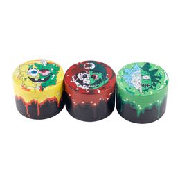 Zinc Alloy Grass Grinder 40/50/55/63mm Smoke Accessroy Herb RAW Tobacco 4 Layers Herbs Crusher Colourful Grinders