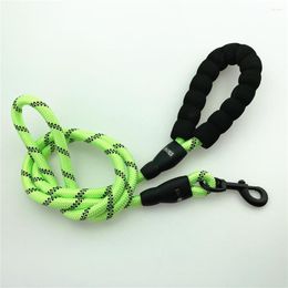 Dog Collars Pet Supplies Reflective Round Rope Nylon Braided Leash For Dogs