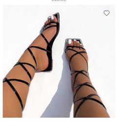 Flat Summer Sandals Open Toe Fashion Sexy Solid Colour Lace Up Women's Shoes Plus Size 42 23031 15