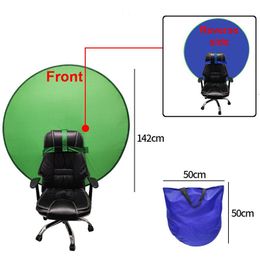 Party Decoration Green Screen Backdrops Pography Background Portable Fold Reflector For Live Broadcast Video Round 2in1 Panel