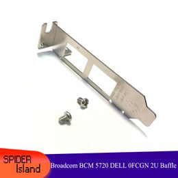 Broadcom BCM 5720 DELL 0FCGN 2U Low Profile Baffle Brackets Inter Network Card Balffles Screw 8cm