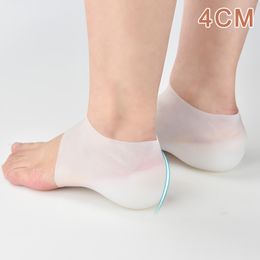 Shoe Parts Accessories Invisible Height Lift Heel Pad Sock Liners Increase Insole Pain Relieve for Women Men insoles orthopedic insoles chaussure homme 230314