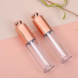 5ml lip glaze tube plastic bottle empty tube wholesale round lip gloss tube Cosmetic packaging tube