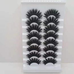 False Eyelashes 8 Pairs Faux Mink Lashes Good Quality Eyelash Natural Soft Dramatic Volume For Makeup