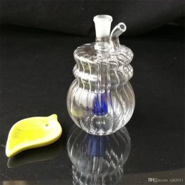 Smoking Pipes The new edge of the round saliva hood Wholesale glass bongs, glass hookah, smoke