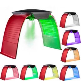 New Led Light Steamer PDT Therapy Machine with 7 Colors Photon Lights Facial SPA PDT Machine