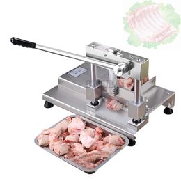 Manual Bone Cutting Machine Trotters Cutter Stainless Steel Meat Slicer Chicken Duck Fish Lamb Meat Bone Cutter