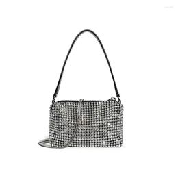 Duffel Bags 2023 Rhinestone Handbag For Women Bag Diamonds Shoulder Purse Ladies Female Crossbody Shining Diamond