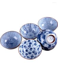 Bowls Japanese Rice Bowl Hefeng Ceramic Tableware Set Creative Household