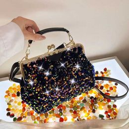 Fashion Large Capacity Shoulder Bags For Women Shine Sequins Handbag Totes Female Shopping Bag Pack bolsa feminina 230315