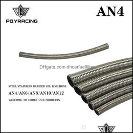 Fittings Pqy An4 4An 5.6Mm / 7/32 Id Stainless Steel Braided Fuel Oil Line Water Hose One Feet 0. Pqy71111 Drop Delivery Mobiles Mot Dhbxu