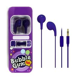 Free DHL! iLU Bubble Gum Talk Generation 2 3rd earphone Colorful wired handsfree 3.5mm Earbuds Sports Stereo in ear headset with mic Remote Control For Android phone
