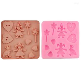 Baking Moulds DIY Cake Decorating Tools Love Heart Baby Girls Shaped Fondant Sugar Art Star Frog Chocolate Mould Candle Tool